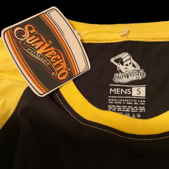SuaVecito Pomade baseball tee. - Picture 2 of 8